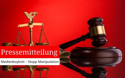 Pressemitteilung Medienboykott – Stopp Manipulation