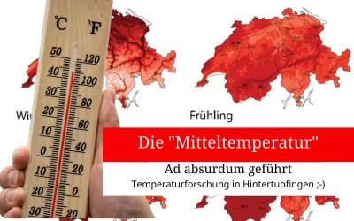 Die „globale Mitteltemperatur“ – Klimaforschung ad absurdum geführt