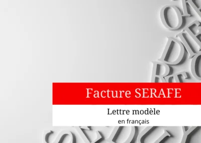 SERAFE No 6 – Lettre modèle en français