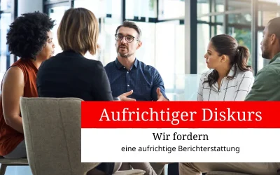 Unsere Welt braucht dringend einen aufrichtigen Diskurs in den Leitmedien